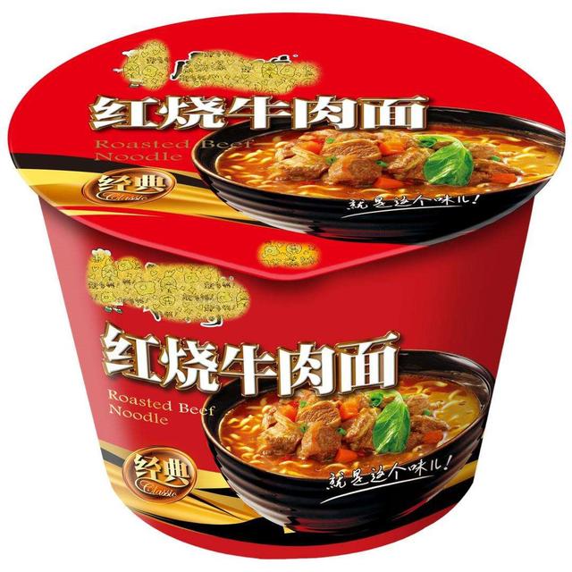 包裝袋上寫牛的泡面