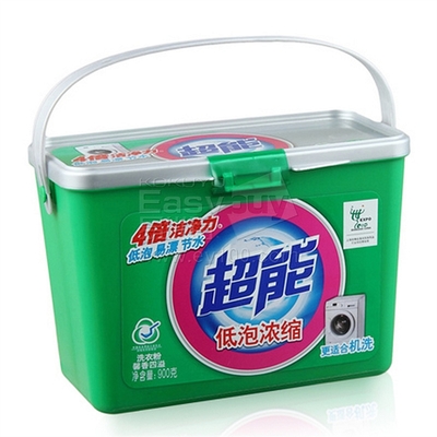 超能洗衣粉換包裝了